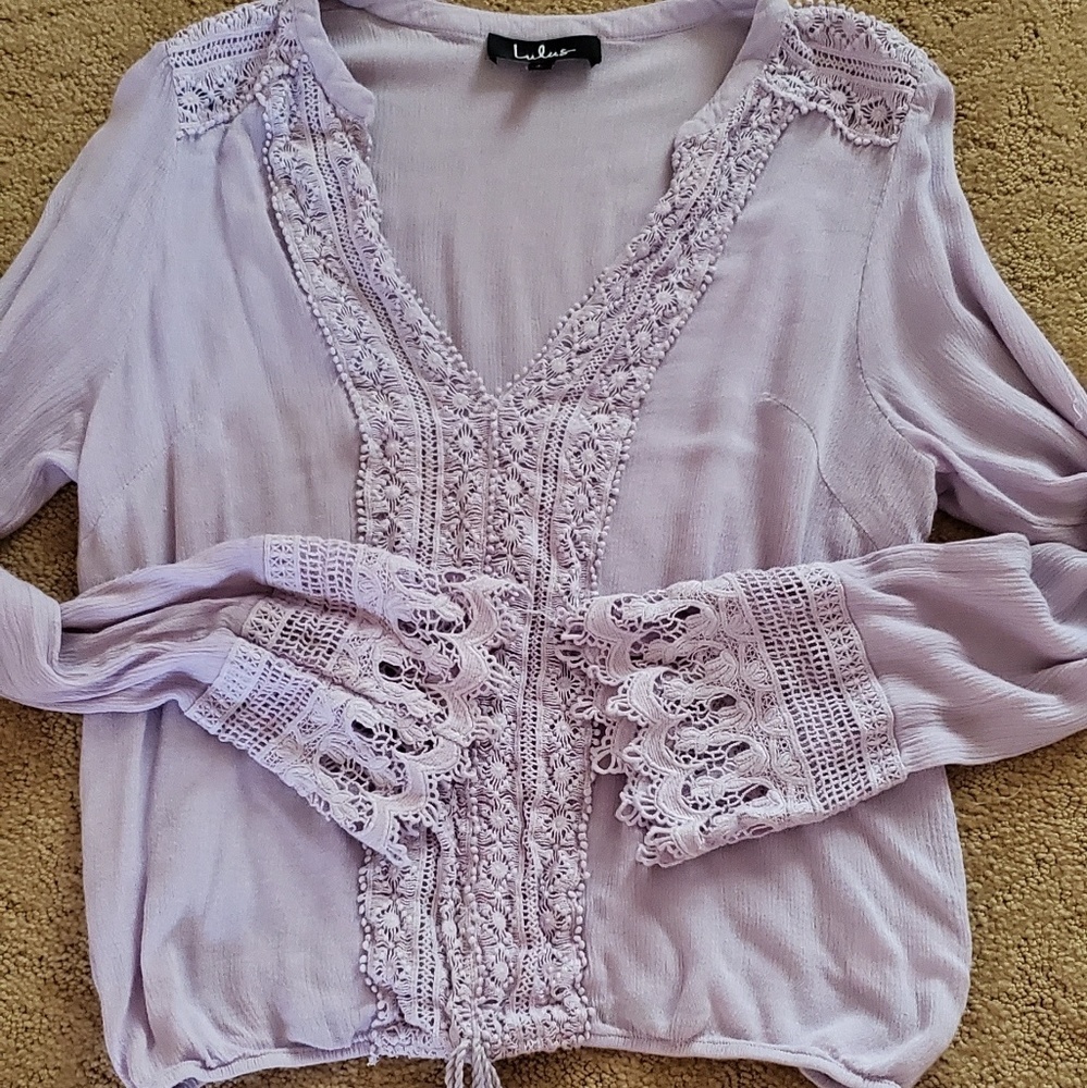 Lulu's Bali Daydream Lavender Lace - Picture 1 of 5